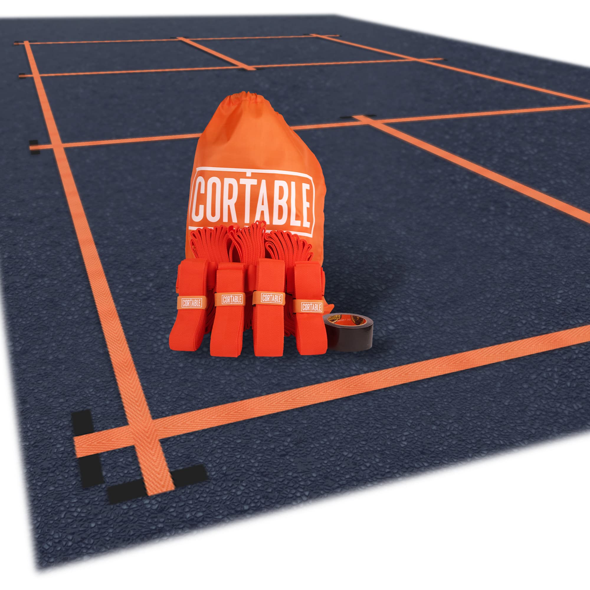 Cortable Temporary Pickleball Court Lines