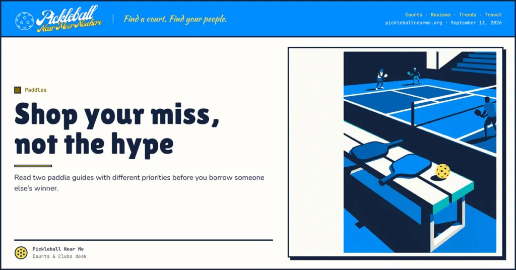Shop your miss, not the hype — Decode the best-paddle lists of 2026
