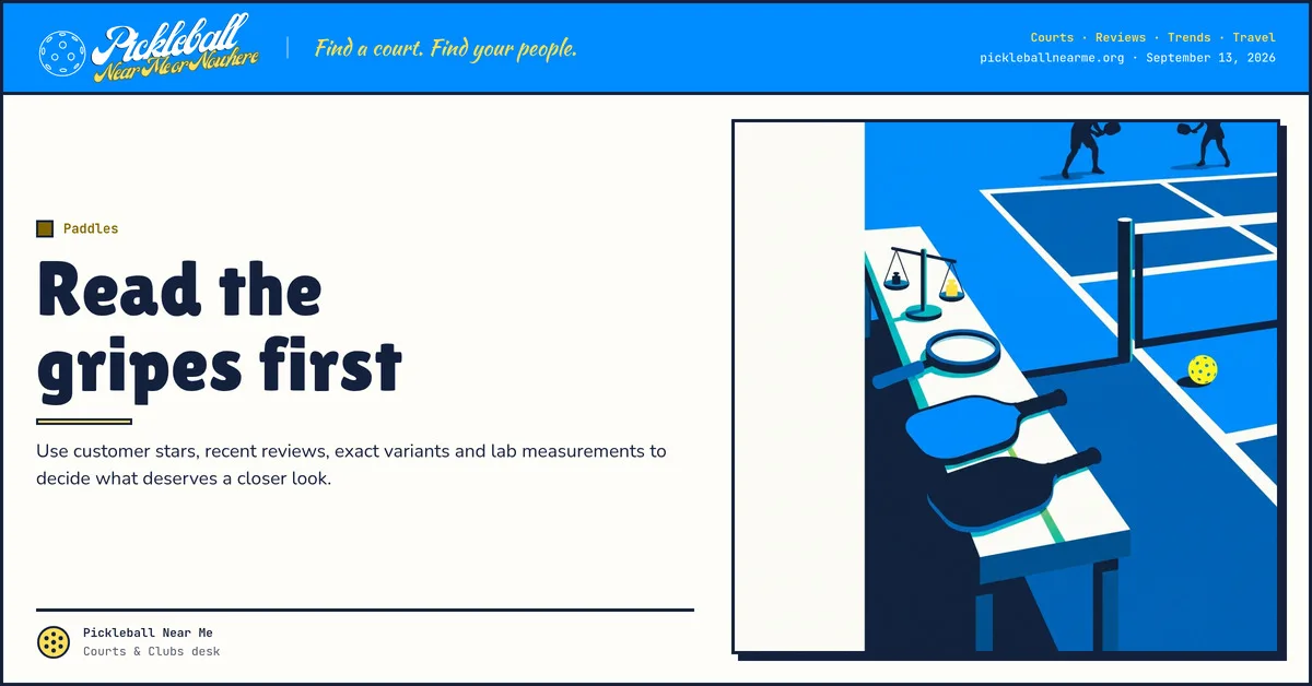 Read the gripes first — Read beyond five-star paddle ratings