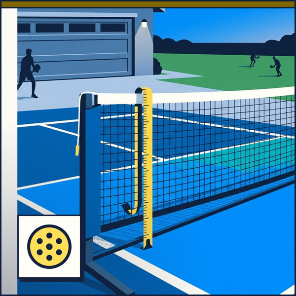 Check the middle: 34 inches — Pick a Portable Pickleball Net That Stays Tight